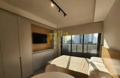 Studio mobiliado com 01 dormitório para locação em moema, são paulo!