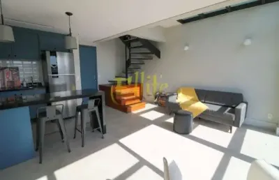 Apartamento duplex com 01 dormitório na região da vila nova conceição em são paulo!