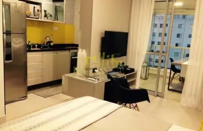 Apartamento totalmente mobiliado com 1 dormitório para locação na região de moema em são paulo, à 900 metros da estação moema!