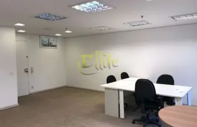Sala comercial de 42 m², semi mobiliado com 1 vaga de garagem. localizado na região do brooklin em são paulo!
