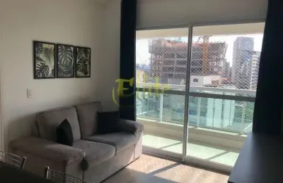 Apartamento mobiliado para locação e venda com 01 dormitório na região de pinheiros em são paulo!