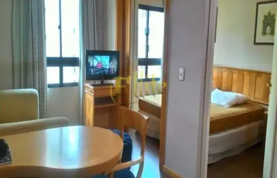 Flat para locação em pinheiros, totalmente mobiliado com serviços, próximo ao hospital das clinicas!
