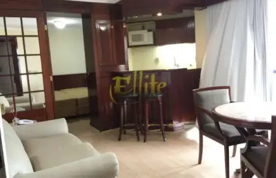 Flat para locação e venda em higienopolis, totalmente mobiliado com serviços, 50 mts da faculdade faap!