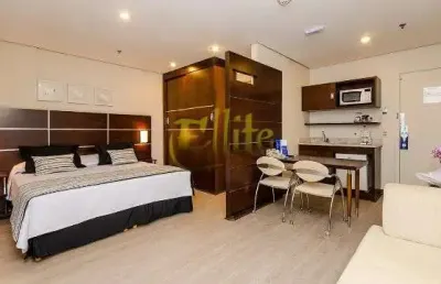 Flat para alugar na chácara santo antônio, totalmente mobiliado com serviços, próximo da estação granja julieta!