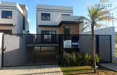 Casa com 3 quartos à venda na rua celestina escolaro foggiatto, cruzeiro, são josé dos pinhais, 198 m2 por r$ 990.000