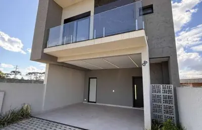 Casa com 4 quartos à venda na rua manoel martins, 1550, costeira, são josé dos pinhais, 179 m2 por r$ 1.139.000