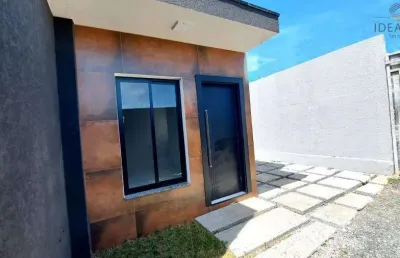 Casa com 3 quartos à venda na rua antônio zaramella, colônia rio grande, são josé dos pinhais, 59 m2 por r$ 489.000