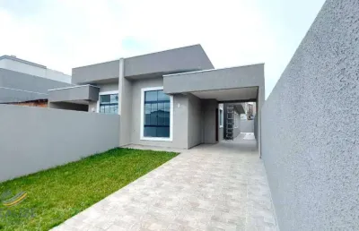 Casa com 3 quartos à venda na rua celestina escolaro foggiatto, cruzeiro, são josé dos pinhais, 82 m2 por r$ 550.000