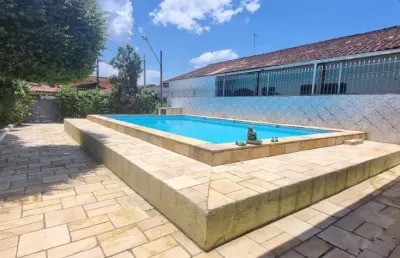 Excepcional imóvel com 2 lotes, 3 dormitórios + edícula no real, praia grande, sp