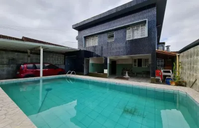 Sobrado à venda r$ 695 mil , real, praia grande, sp