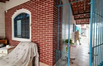 Casa de vó a venda no balneário maracanã, praia grande, sp