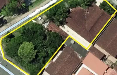 Casa de praia, bem antiga! terreno duplo - balneário flórida