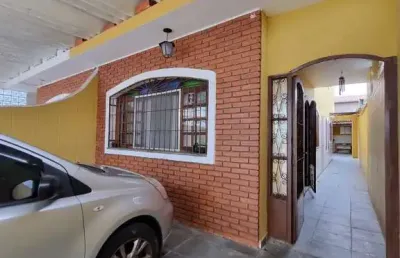 Casa para venda e locação com 3 quartos no jardim real - praia grande, sp