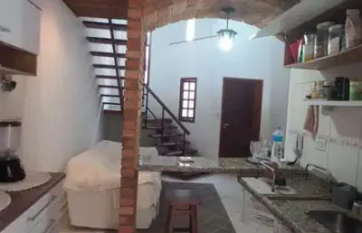 Sobrado em condominio à venda, bairro real, praia grande, sp
