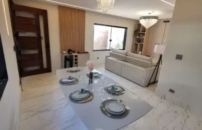 Casa isolada  de alto padrão a venda caiçara, praia grande, sp