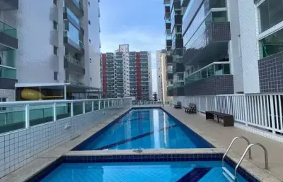 Apartamento com sacada gourmet, 3 dormitórios, ocian, praia grande, sp