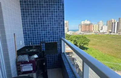 Apartamento mobiliado com 2 dormitórios, guilhermina, praia grande, sp
