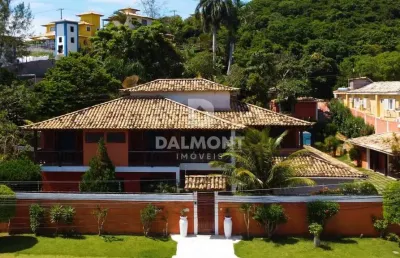 Forno - búzios/rj - casa duplex, 5 suítes, ótima localização.
