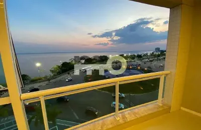 Apartamento condomínio vision para locação, 157m², frente rio, 100% mobiliado, ponta negra, manaus,
