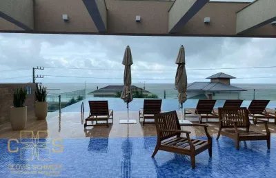 Apartamento mobiliado quadra mar em balneário piçarras - sc