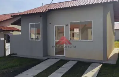 Casa com 2 dormitórios à venda, 45 m² por r$ 180.000,00 - três pontes - itaboraí/rj