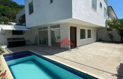 Casa com 4 quartos sendo 3 suítes à venda, 210 m² por r$ 1.650.000 - são francisco - niterói/rj