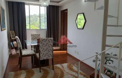 Cobertura com 3 quartos à venda, 100 m² por r$ 250.000 - maria paula - são gonçalo/rj