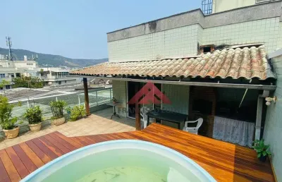Cobertura com 2 quartos para alugar, 177 m² por r$ 7.900/mês - são francisco - niterói/rj
