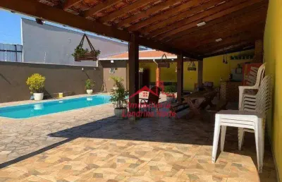 Espaço de lazer com edícula com 1 dormitório à venda, 100 m² por r$ 750.000 - conjunto parigot de souza 3 - londrina/pr