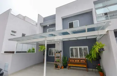 Casa em condomínio fechado com 3 quartos à venda na rua rio jaguaribe, 872, bairro alto, curitiba, 96 m2 por r$ 550.000