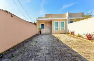 Casa com 3 quartos à venda na travessa matinhos, 59, jardim cristina, colombo, 55 m2 por r$ 470.000