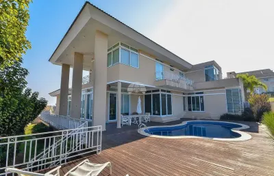 Casa em condomínio fechado com 3 quartos à venda na rua das gaivotas, 530, alphaville graciosa, pinhais, 809 m2 por r$ 4.950.000