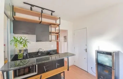 Apartamento com 1 quarto à venda na rua samuel cézar, 414, água verde, curitiba, 30 m2 por r$ 270.000