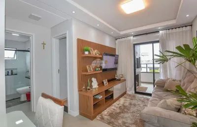 Apartamento com 2 quartos à venda na rua guaraqueçaba, 587, cruzeiro, são josé dos pinhais, 63 m2 por r$ 422.750