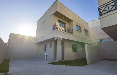 Casa em condomínio fechado com 3 quartos à venda na rua coronel vergínio leinig de mello, 680, abranches, curitiba, 90 m2 por r$ 469.900