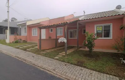 Casa em condomínio fechado com 2 quartos à venda na rua jihad hissam dehaini, 24, costeira, araucária, 50 m2 por r$ 270.000