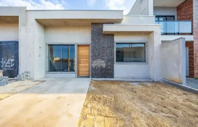 Casa em condomínio fechado com 3 quartos à venda na rua francisco alves ferreira, 640, vila glória, campo largo, 63 m2 por r$ 375.000