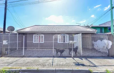Casa com 3 quartos à venda na travessa selvino caramori, 51, sítio cercado, curitiba, 140 m2 por r$ 350.000