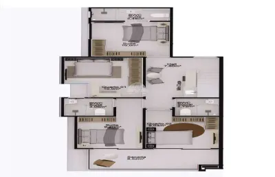 Cobertura com 4 quartos à venda na avenida beira mar, 000, saint etiene, matinhos, 167 m2 por r$ 2.550.000