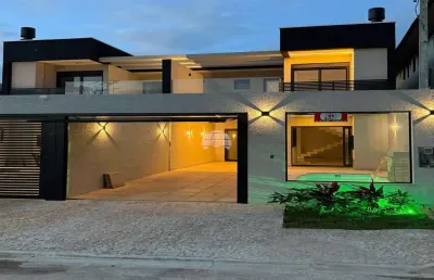 Casa com 4 quartos à venda na rua bolivia, 117, balneário marajó, matinhos, 175 m2 por r$ 1.370.000