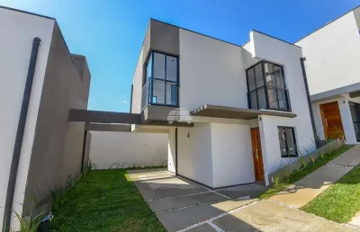 Casa em condomínio fechado com 3 quartos à venda na rua nossa senhora do rocio, 223, santa cândida, curitiba, 82 m2 por r$ 562.690