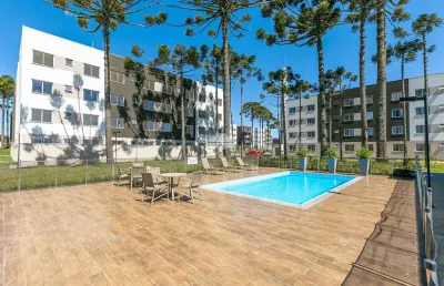 Apartamento com 2 quartos à venda na rua maria joaquina vaz, 721, jardim itaqui, campo largo, 40 m2 por r$ 157.999