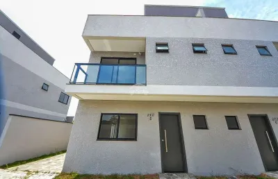 Casa em condomínio fechado com 3 quartos à venda na rua doutor heleno da silveira, 535, boqueirão, curitiba, 130 m2 por r$ 699.000