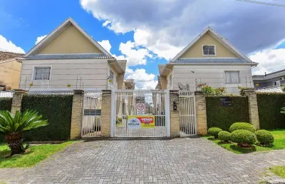Casa em condomínio fechado com 3 quartos à venda na rua odete laura foggiato, 865, atuba, curitiba, 134 m2 por r$ 680.000
