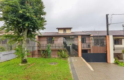 Casa com 4 quartos à venda na rua frei lívio panizza, 116, cidade industrial, curitiba, 230 m2 por r$ 590.000