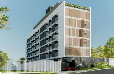 Kitnet / stúdio à venda na rua augusto de mari, 3421, portão, curitiba, 18 m2 por r$ 198.000