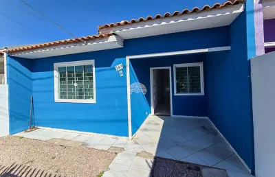 Casa em condomínio fechado com 2 quartos à venda na rua francisco quirino dos santos, 241, pioneiros, fazenda rio grande, 49 m2 por r$ 255.000
