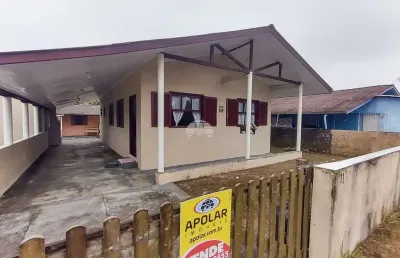 Casa com 3 quartos à venda na rua hugo lange, 11267, shangri-lá, pontal do paraná, 100 m2 por r$ 320.000