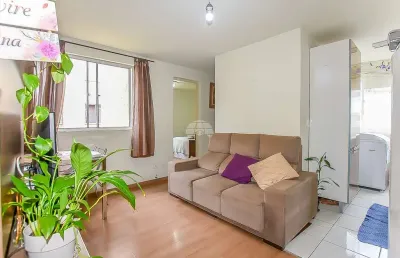 Apartamento com 2 quartos à venda na rua alexandro glenski, 757, ganchinho, curitiba, 42 m2 por r$ 170.000