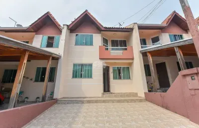 Casa em condomínio fechado com 3 quartos à venda na rua são francisco de sales, 142, alto boqueirão, curitiba, 80 m2 por r$ 480.000